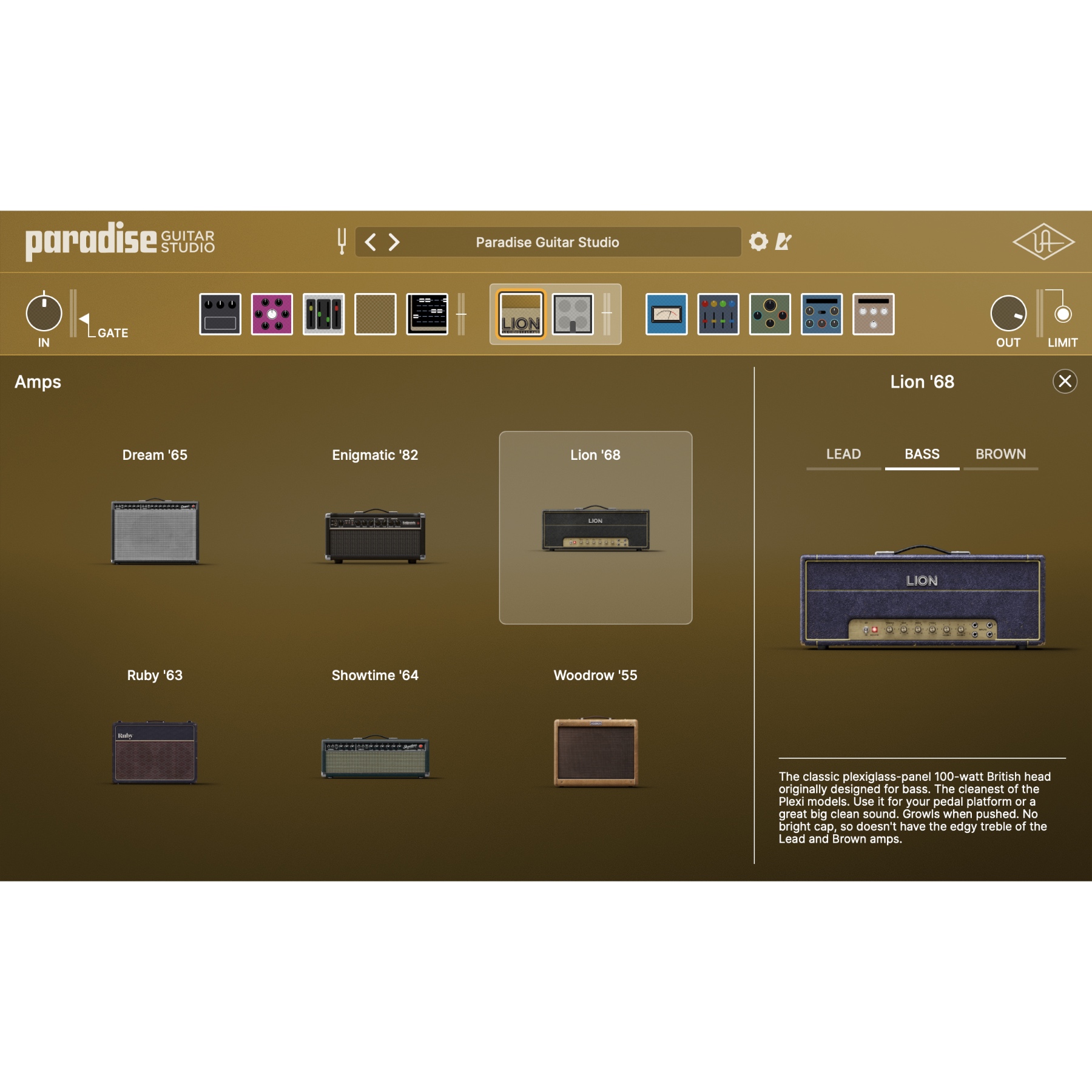 UAD Paradise Guitar Studio - Billede 5