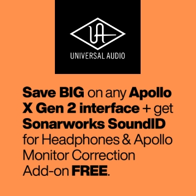 Apollo X Gen 2 Instant Savings + Free SoundID Reference Headphone Calibration Promo